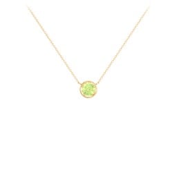 Bezel Set 5mm Gemstone Pendant