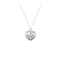 Engravable Nested Hearts Pendant