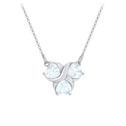 Love and Kisses 3 Gemstone Pendant