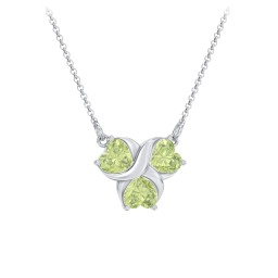 Love and Kisses 3 Gemstone Pendant