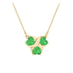 Love and Kisses 3 Gemstone Pendant