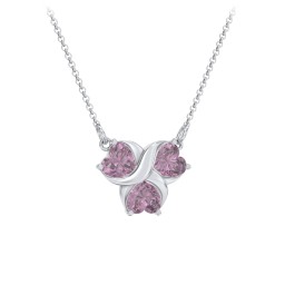 Love and Kisses 3 Gemstone Pendant