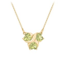 Love and Kisses 3 Gemstone Pendant