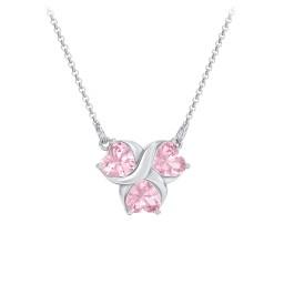 Love and Kisses 3 Gemstone Pendant