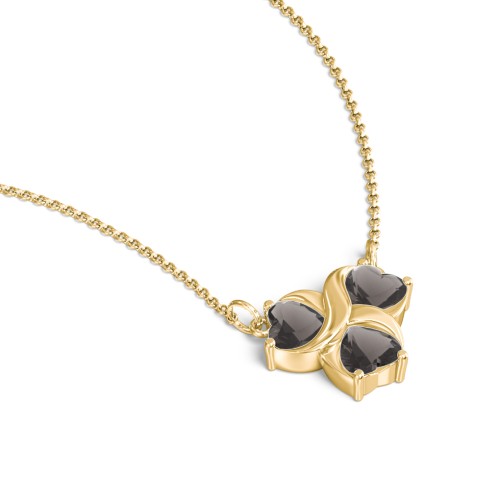 Love and Kisses 3 Gemstone Pendant