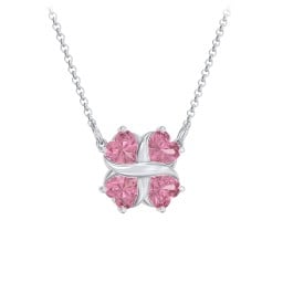 Love and Kisses 4 Gemstone Pendant