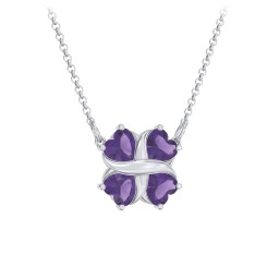 Love and Kisses 4 Gemstone Pendant