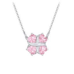 Love and Kisses 4 Gemstone Pendant