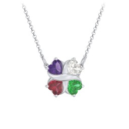 Love and Kisses 4 Gemstone Pendant