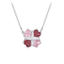Love and Kisses 4 Gemstone Pendant