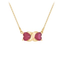 Love and Kisses Gemstone Pendant