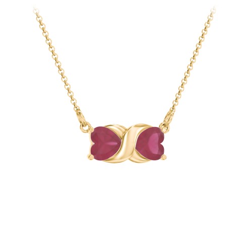 Love and Kisses Gemstone Pendant