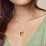 Engravable Heart Photo Locket Necklace – 18K Gold Plated Silver