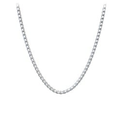18" Rounded Box Chain Necklace