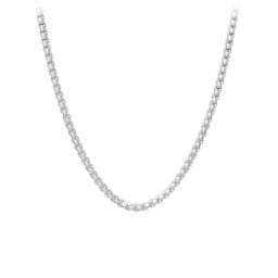 18" Rounded Box Chain Necklace