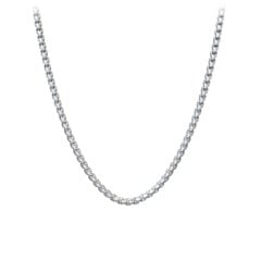22" Rounded Box Chain Necklace