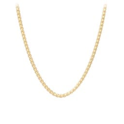 22" Rounded Box Chain Necklace