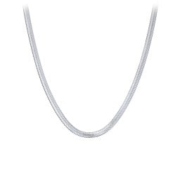 Engravable 16" Herringbone Chain in Stainless Steel