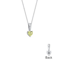Engravable Generations Stacking Hearts Pendant - 1