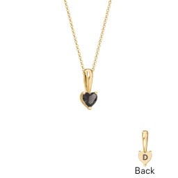 Engravable Generations Stacking Hearts Pendant - 1