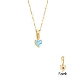 Engravable Generations Stacking Hearts Pendant - 1
