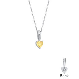 Engravable Generations Stacking Hearts Pendant - 1