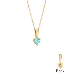 Engravable Generations Stacking Hearts Pendant - 1