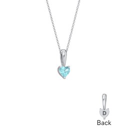 Engravable Generations Stacking Hearts Pendant - 1