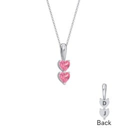 Engravable Generations Stacking Hearts Pendant - 2