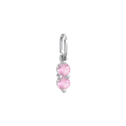 2 Gemstone Vertical Charm