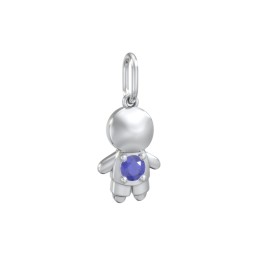 Little Boy Charm with Gemstone
