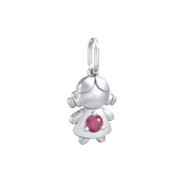 Little Girl Charm with Gemstone