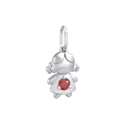 Little Girl Charm with Gemstone