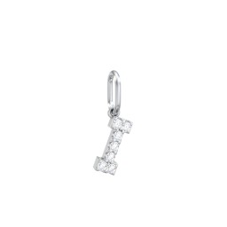 Pavé Initial Charm-I