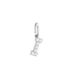 Pavé Initial Charm-I