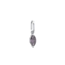 Marquise Gemstone Charm in 925 Sterling Silver with Alexandrite