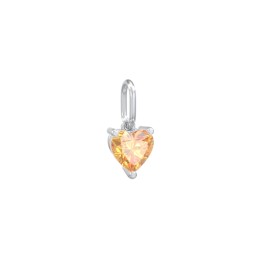 Heart Gemstone Charm