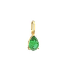 Pear Gemstone Charm