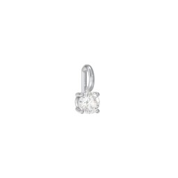 Round Cut Charm (Dainty) in 925 Sterling Silver