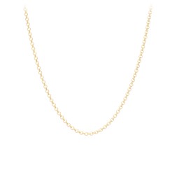 18" Cable Chain Necklace in 9K Solid Yellow Gold