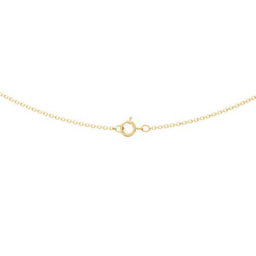 Gold Diamond Cut Cable Chain Necklace - 16" – 9kt Yellow Gold