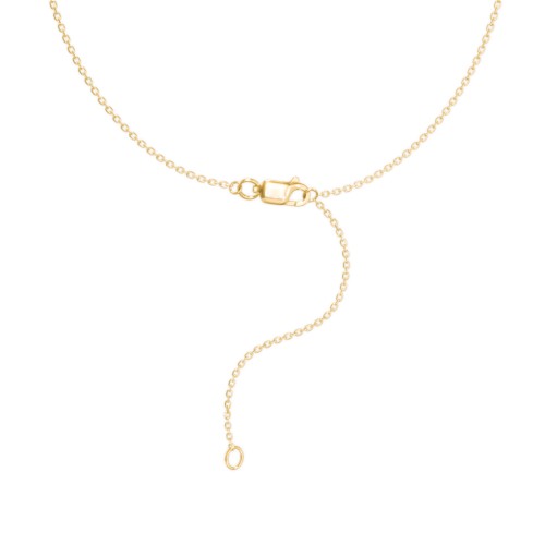 Premium Gold Diamond Cut Cable Chain - 14" with 2" Extender – 9kt Yellow Gold