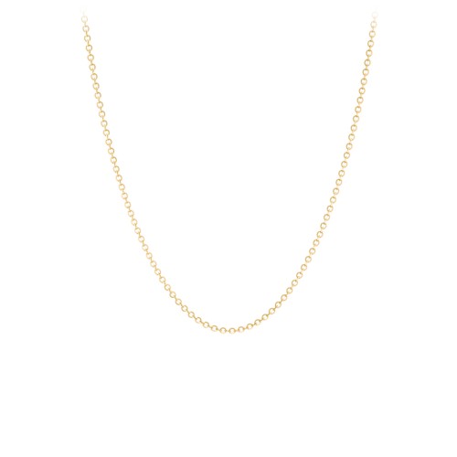 Premium Gold Diamond Cut Cable Chain - 14" with 2" Extender – 9kt Yellow Gold