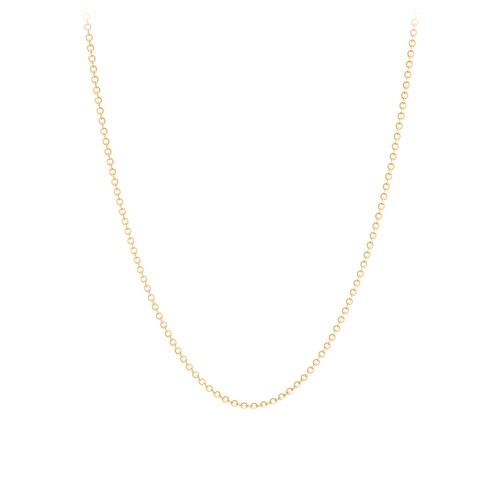 Premium Gold Diamond Cut Cable Chain - 16" with 2" Extender – 9kt Yellow Gold