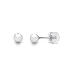 Kids' Freshwater Pearl Stud Earrings in 925 Sterling Silver