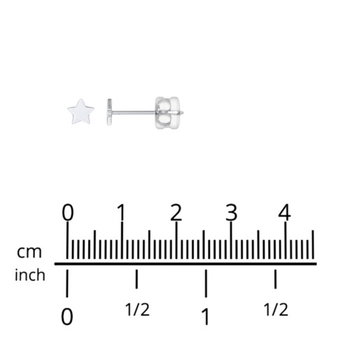 Kids Star Stud Earrings – Sterling Silver