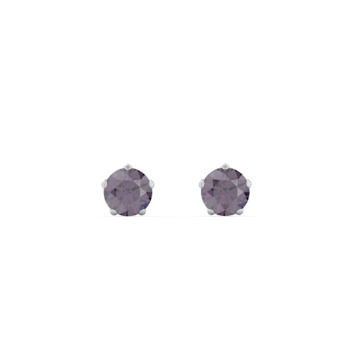 Kids 5 Prong Birthstone Stud Earrings