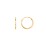 Kids Small Endless Gold Hoop Earrings – 14K Yellow Gold