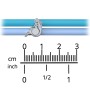 Engravable Mermaid Charm Silicone Bracelet Set - Double Style