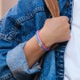 Engravable Unicorn Charm Silicone Bracelet Set - Double Style